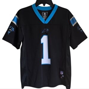 NFL Team Apparel Carolina Panthers Cam Newton Jersey Size Youth Medium (10/12)